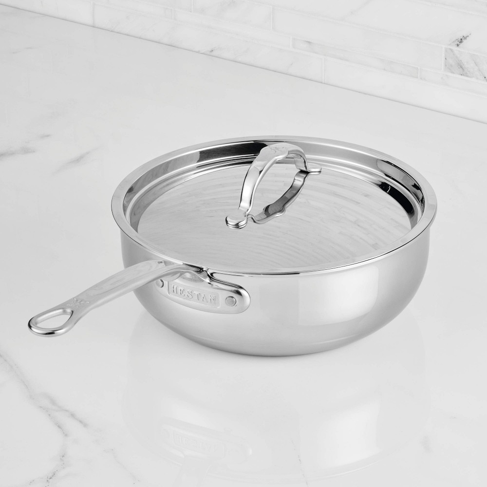 Hestan ProBond Luxe Professional Clad Stainless-Steel Essential Pan, 3 1/2-Qt.