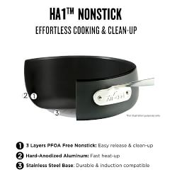 All-Clad HA1 Hard Anodized Nonstick Fry Pan Set