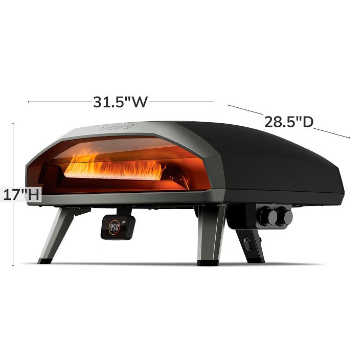 イオーヌ12　オガタサマ Ooni Koda 2 Max Gas Pizza Oven Dual Zone | Williams Sonoma
