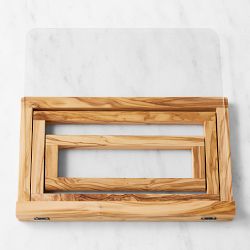 Williams Sonoma Olivewood Cookbook Holder