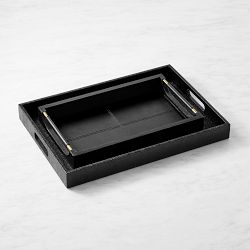 Black Leather Tray