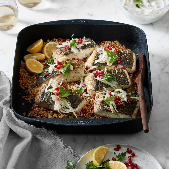 SCANPAN TechnIQ Nonstick The Square Roasting Pan Williams Sonoma