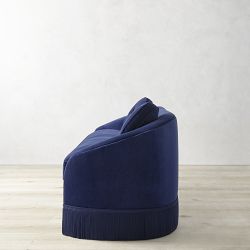 Camile Sofa with Samuel &amp; Sons Fringe (76&quot;)