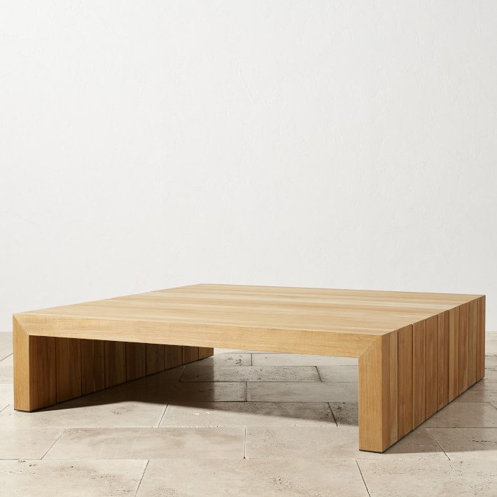 Larnaca Outdoor Teak Coffee Table | Williams Sonoma