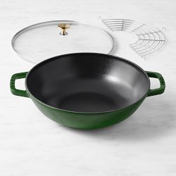 Staub Enameled Cast Iron Perfect Pan Wok, 12&quot;