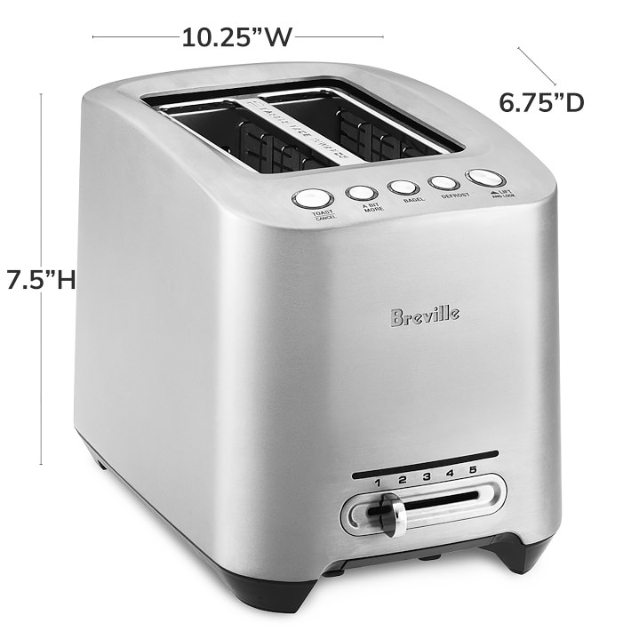Breville Die-Cast 2-Slice Smart Toaster Williams Sonoma