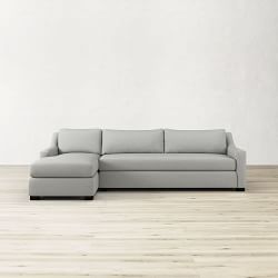 Ghent Slope Arm 2-Piece L-Shape Sofa with Chaise (31&quot;-78&quot;)