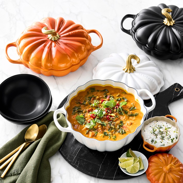 Le Creuset Stoneware Mini Pumpkin Cocotte | Williams Sonoma