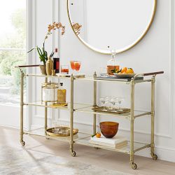 Beckett Double Bar Cart (67&quot;)