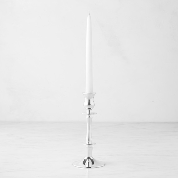 Heirloom Silver Taper Holders