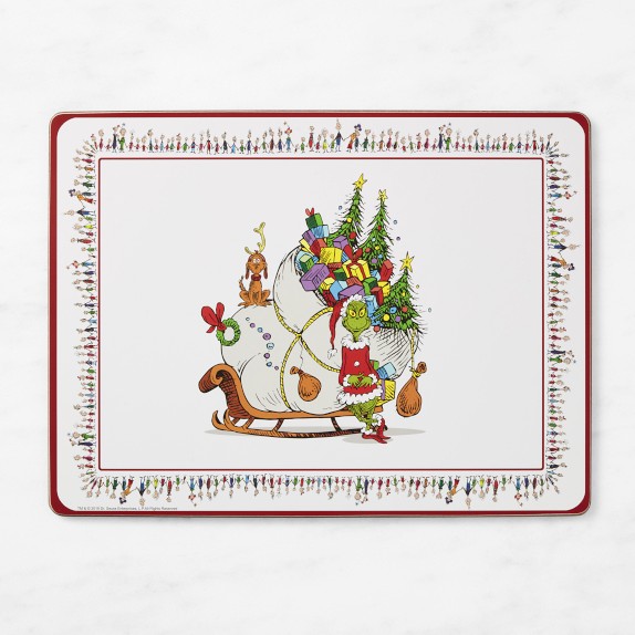 The Grinch™ Hard Placemat | Williams Sonoma