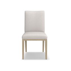 OPEN BOX: Austin Upholstered Dining Side Chair, Perennials  Basketweave, Ivory
