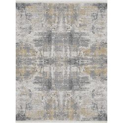 Abstract Hues Hand Knotted Rug, 8' X 10'
