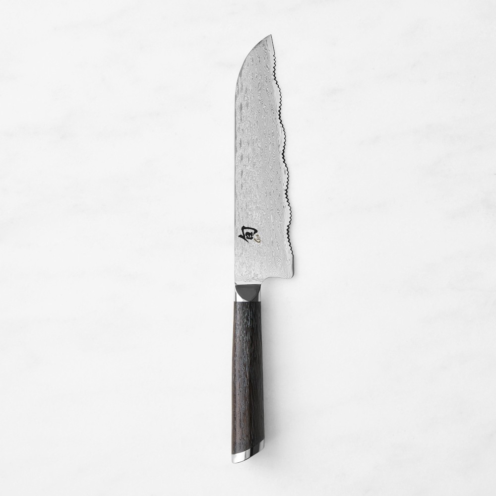 Shun Fuji Serrated Master Utility Knife, 7"
