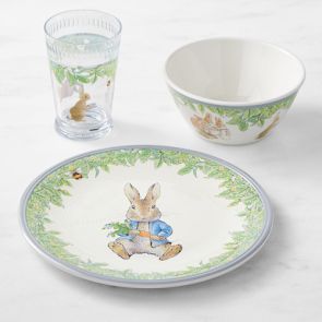 Peter Rabbit Kids Melamine Dinnerware 3-Piece Set Williams Sonoma