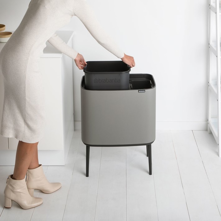 brabantia Bo タッチビン Bo Touch Trash Can 3 x 3 gallon (3x11L)- White | Brabantia