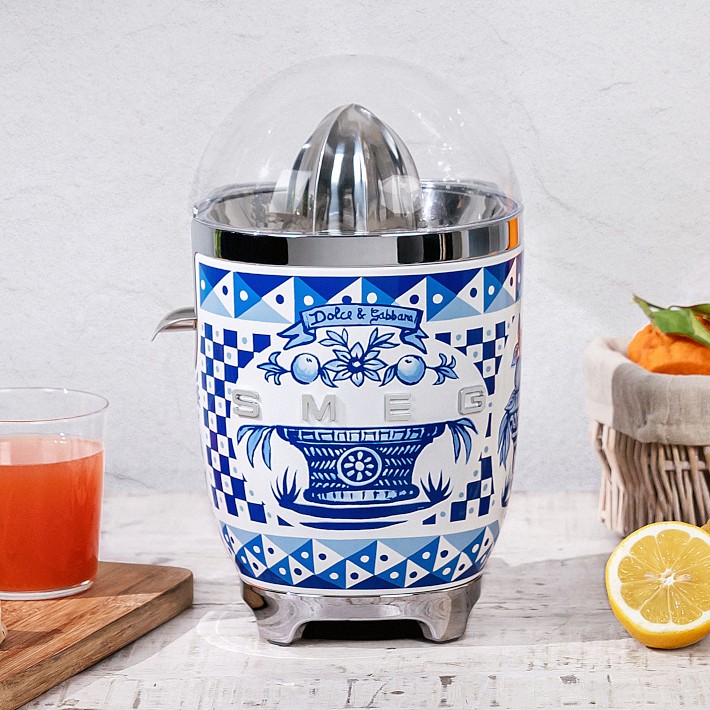 SMEG Dolce Gabbana Citrus Juicer, Blu Mediterraneo Williams Sonoma