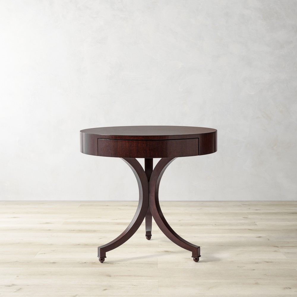 OPEN BOX: Wells Cabriole Round Side Table