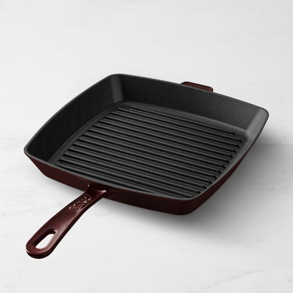 Staub Grill Pan Premium Cast Iron Cooking Williams Sonoma