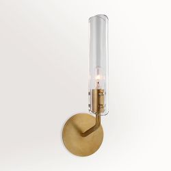 Verona Sconce, Single, Antique Brass