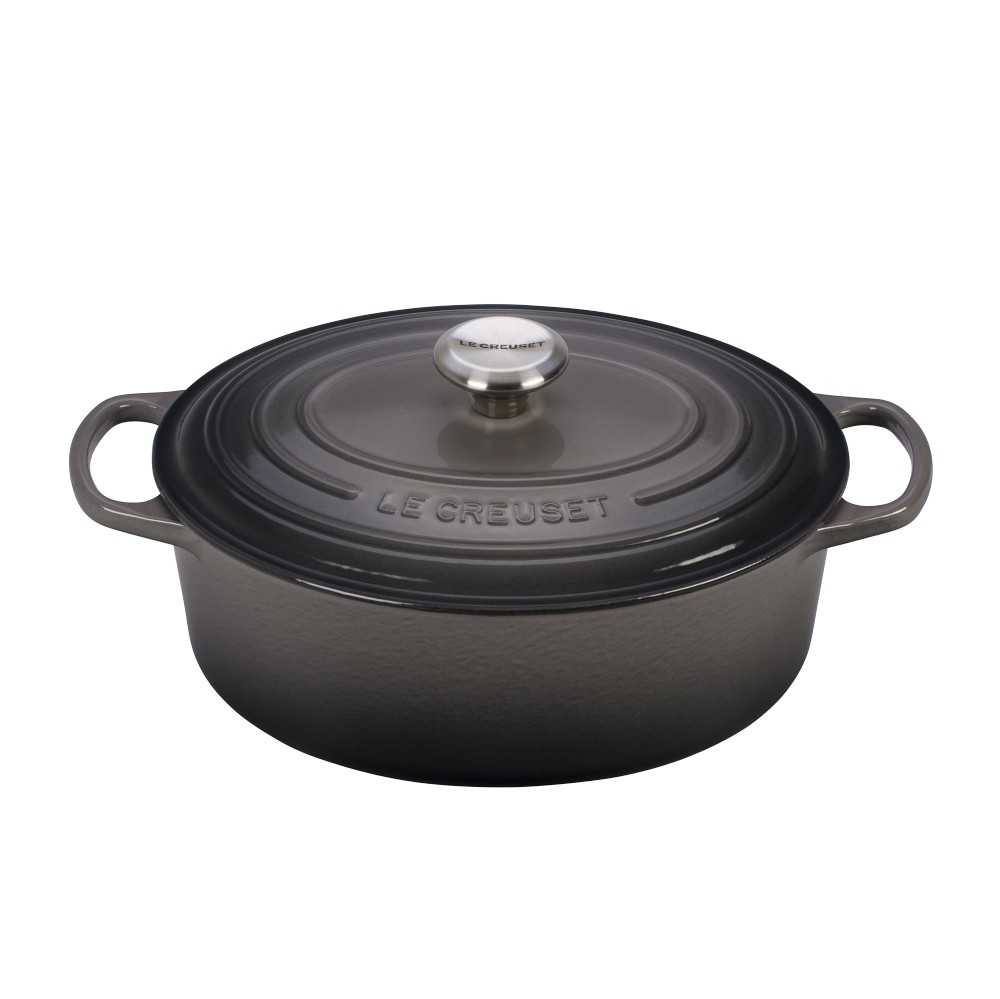 Le Creuset Signature Enameled Cast Iron Oval Dutch Oven - 5-Qt., Oyster