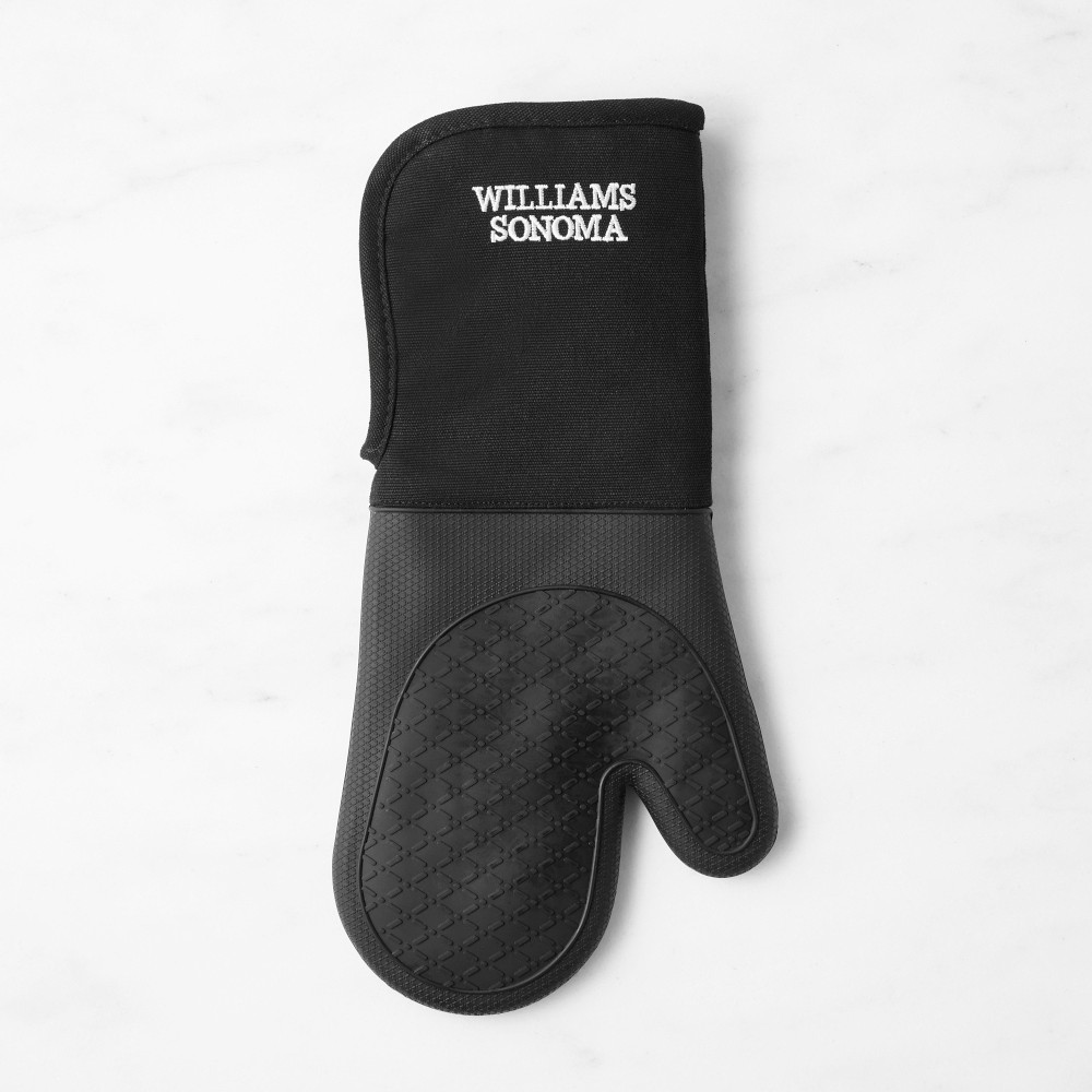 Williams Sonoma Ultimate Oven Mitt - Black Canvas
