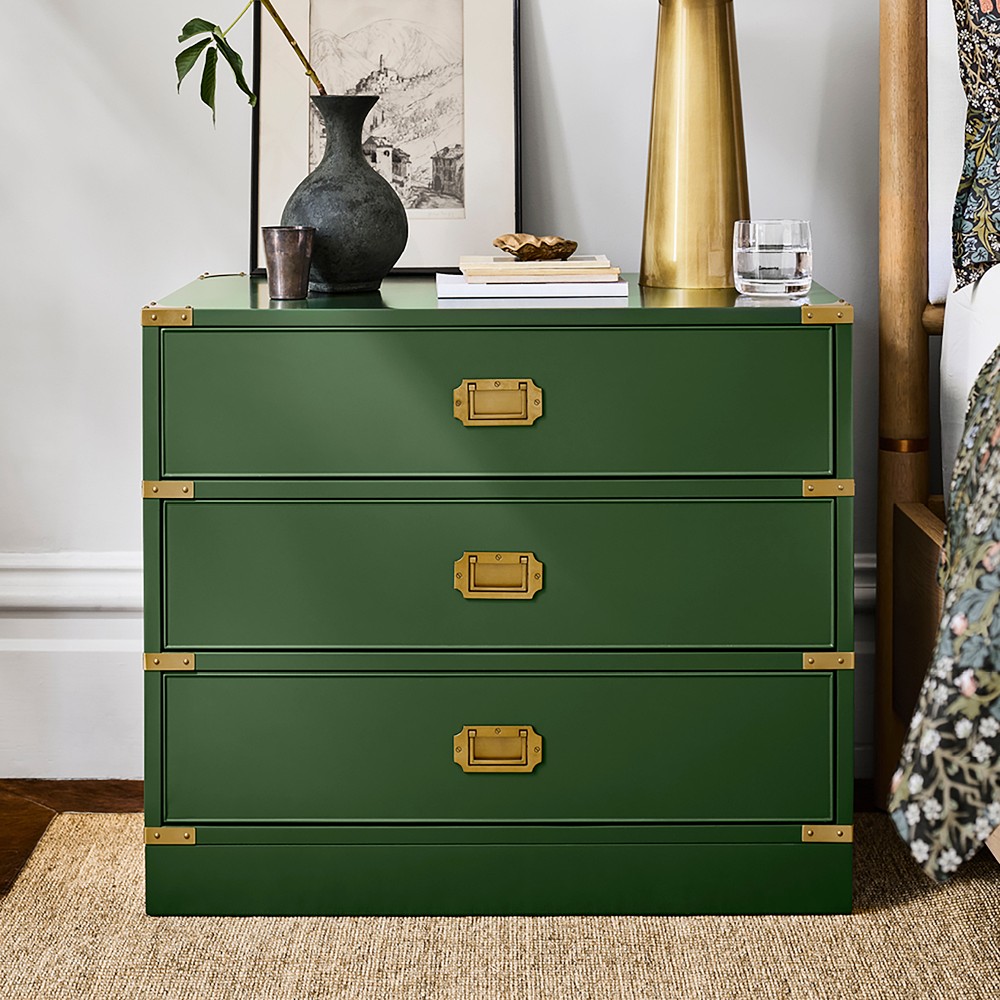 Campaign 3-Drawer Nightstand (30&quot;)