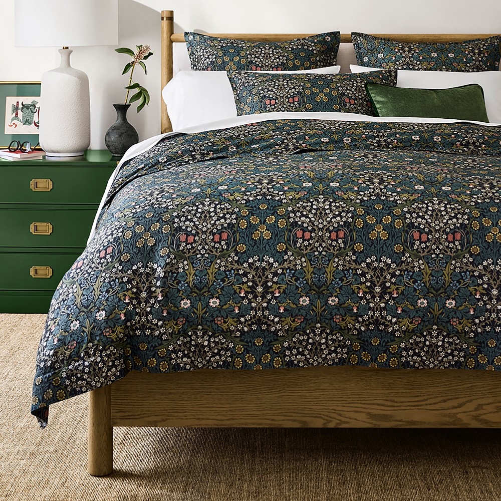 Morris &amp; Co. x Williams Sonoma Home Blackthorn Duvet Cover and Shams