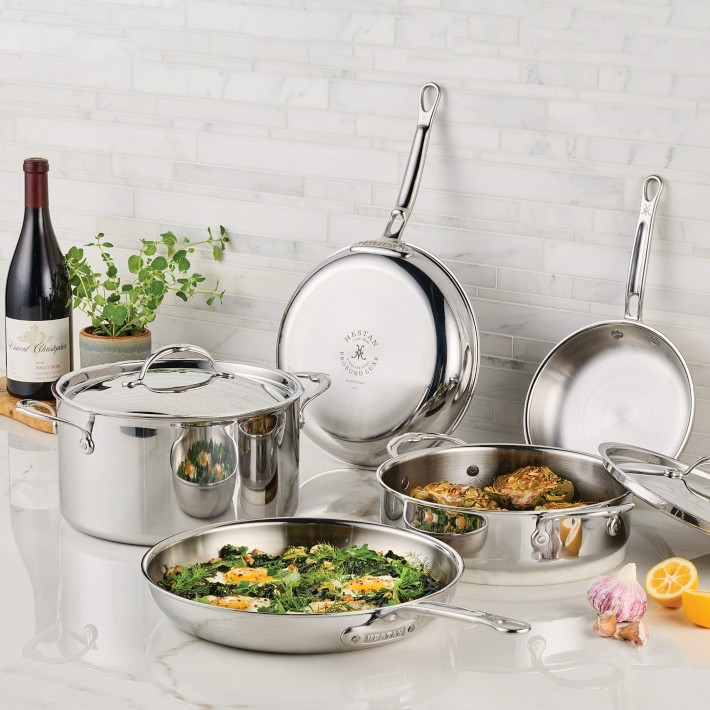 Hestan ProBond Luxe Professional Clad Stainless-Steel Covered