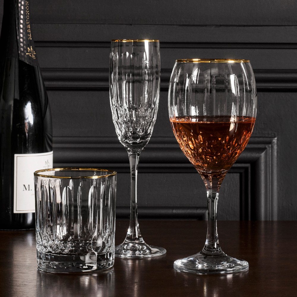 Wilshire Jewel Cut Glassware Collection