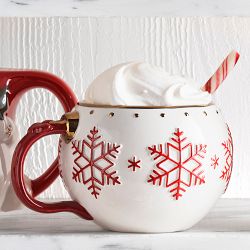 Christmas Tree &amp; Ornament Figural Mug Set
