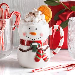 Figural Snowman Mug