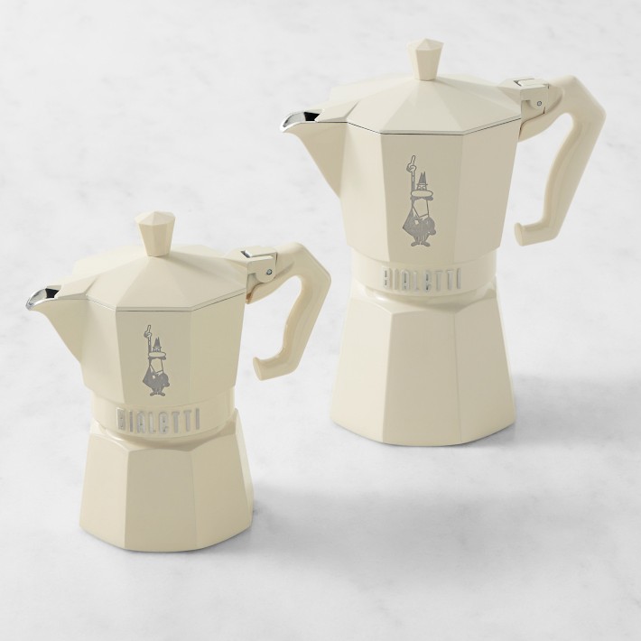 Bialetti Moka Espresso Maker - Cream Finish | Williams Sonoma
