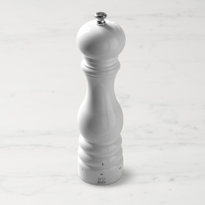 Peugeot Paris U Select White Lacquer Salt & Pepper Grinders