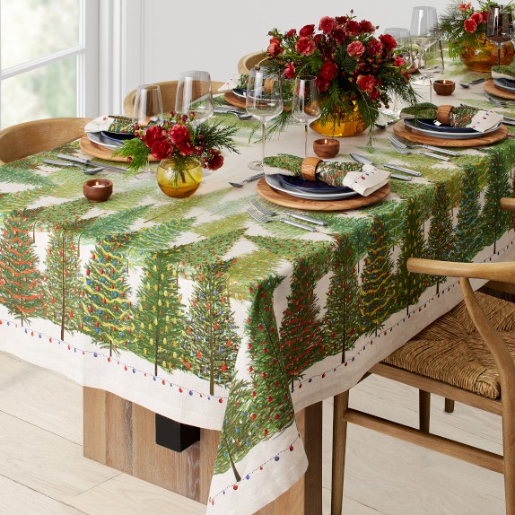 Holiday Forest Tablecloth