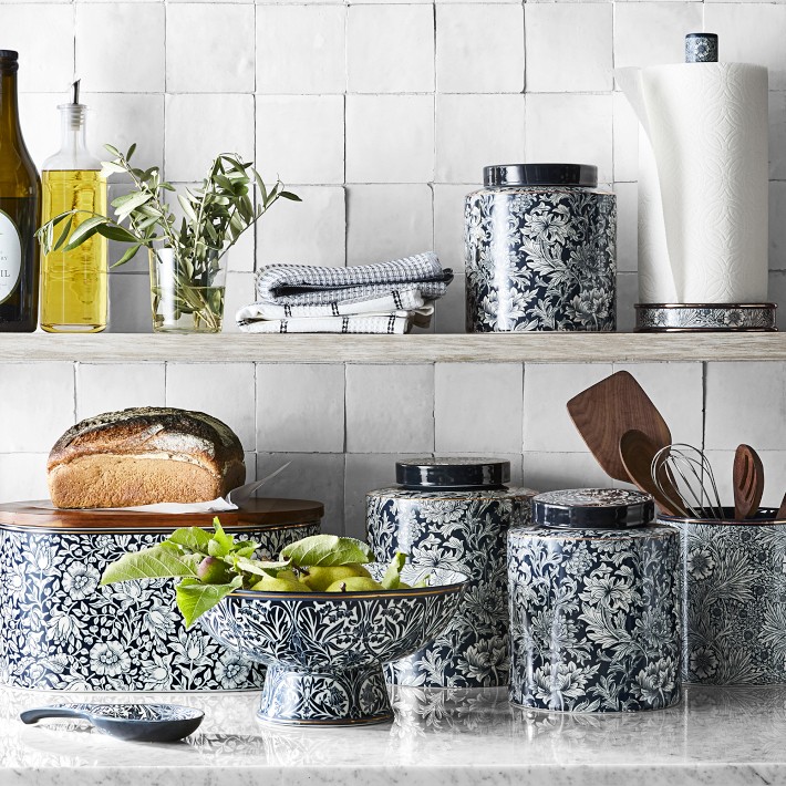Morris & Co. x Williams Sonoma Bluebell Bread Box | Williams