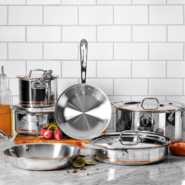 All-Clad Copper Core 10-Piece Cookware Set | Williams Sonoma