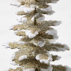 Champagne Shimmer Tabletop Trees