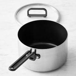 GreenPan&#8482; Stanley Tucci&#8482; Stainless-Steel Ceramic Nonstick Saucepan