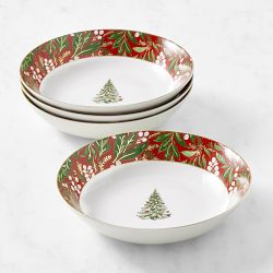 Noel Pasta Bowls, Each, Red