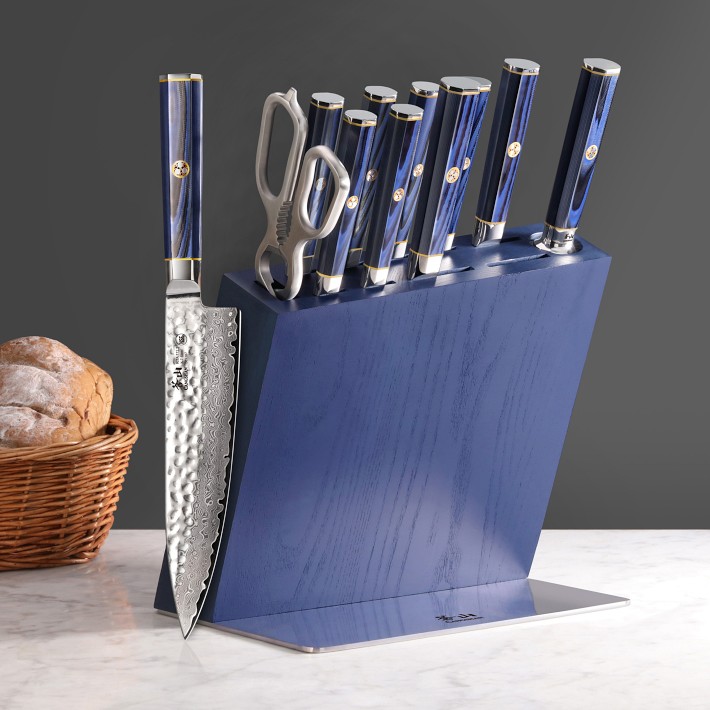 Cangshan Kita Blue Knife Block, Set of 12 Williams Sonoma