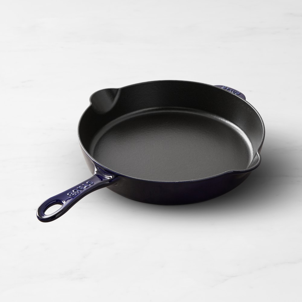11 inch Staub Traditional Deep Skillet | Sapphire Blue