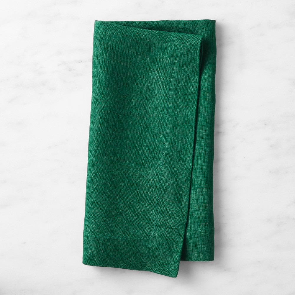 Signature Linen Napkins - Each, Evergreen