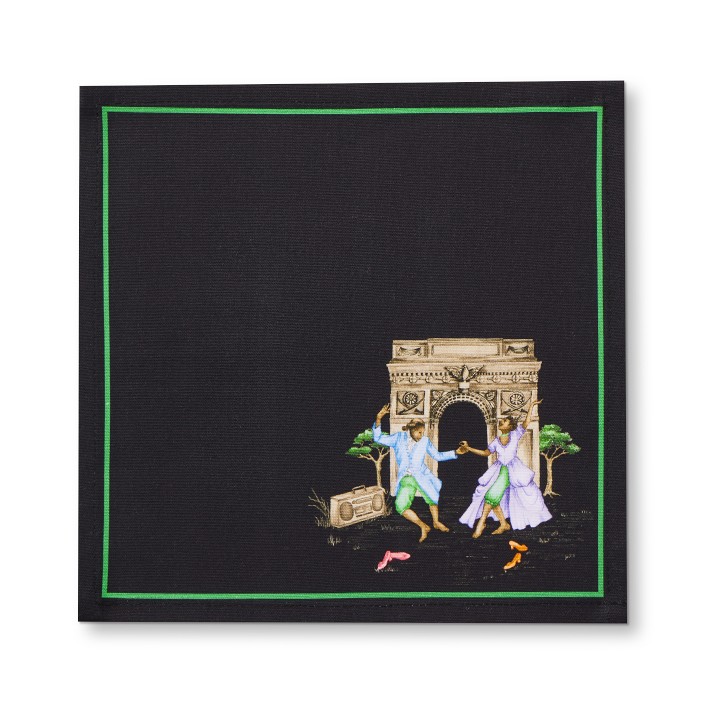 Sheila Bridges x Williams Sonoma Harlem Toile Cocktail Napkins