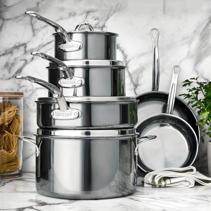 Hestan NanoBond™ Stainless-Steel 10-Piece Cookware Set | Williams