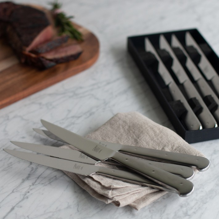 ZWILLING Steakmesser-Set, 12-teilig – Edelstahl, Spülmaschinenfest | Mit Holzkiste