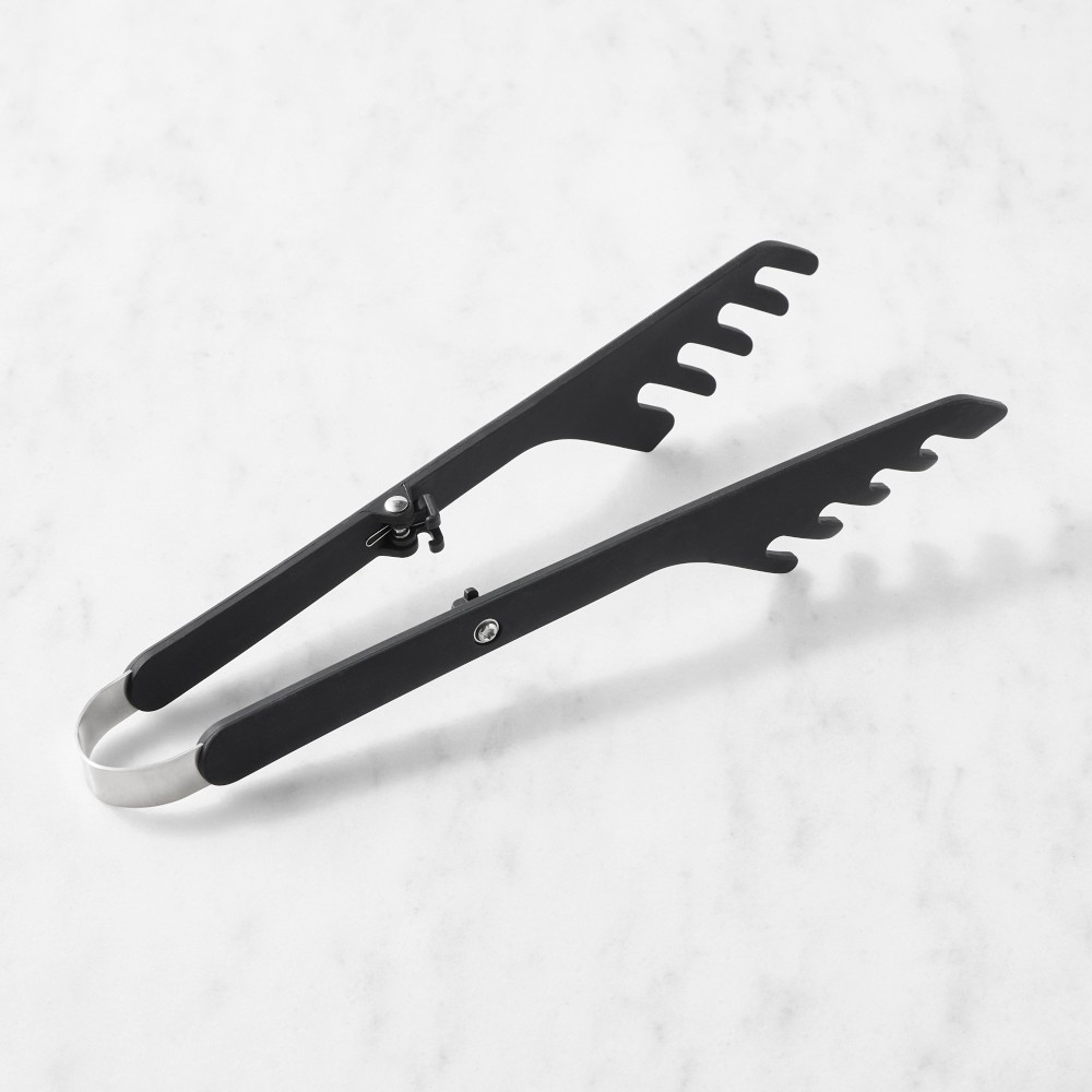GreenPan™ Premiere Silicone Locking Pasta Tongs - Pasta Tongs, Black
