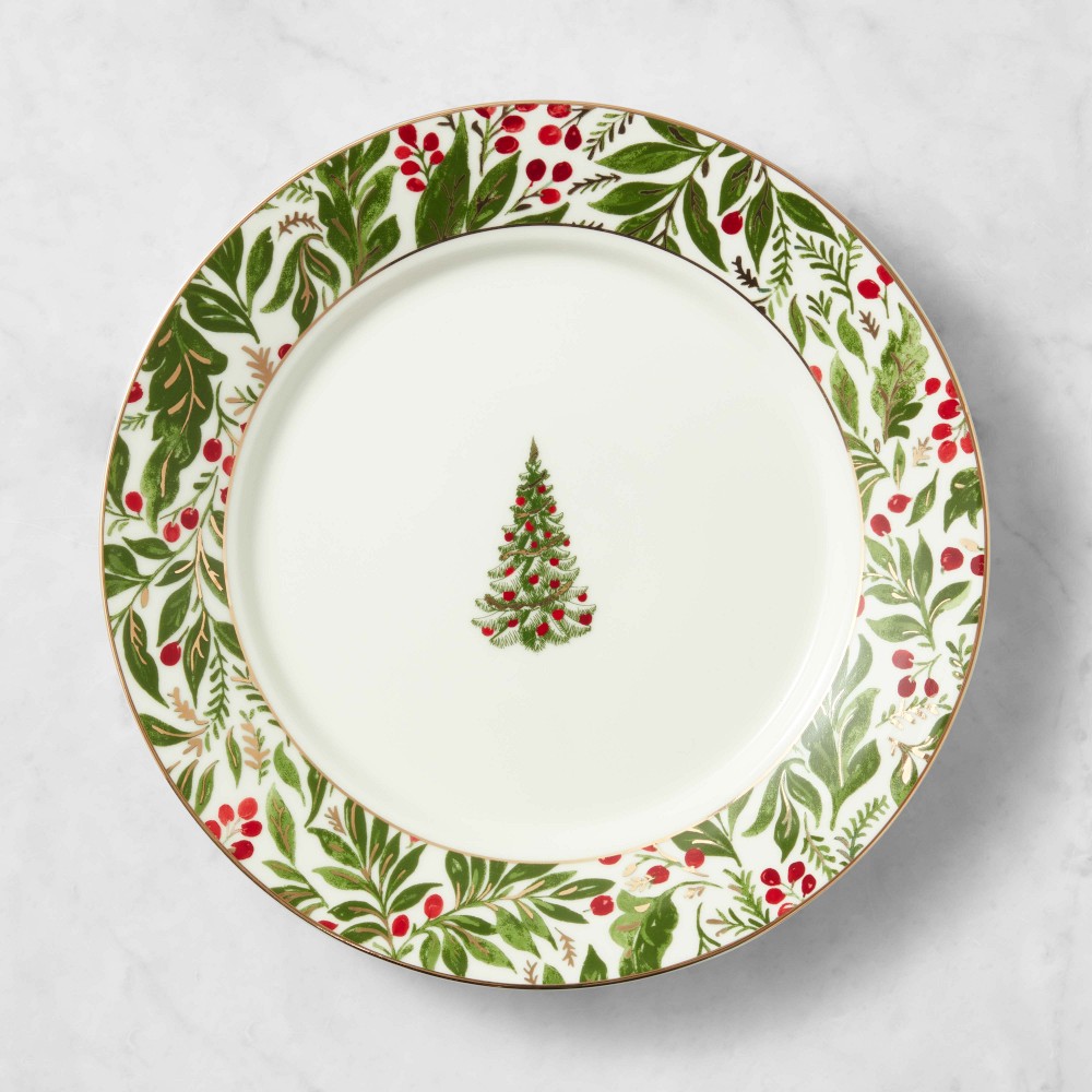 Noel Dinner Plates - Set of 4, Green