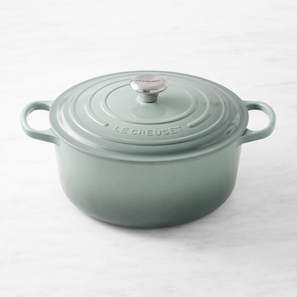 Le Creuset Signature Enameled Cast Iron Round Dutch Oven - Sea Salt
