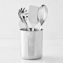 Williams Sonoma Signature Stainless Steel Tool Set with Crock